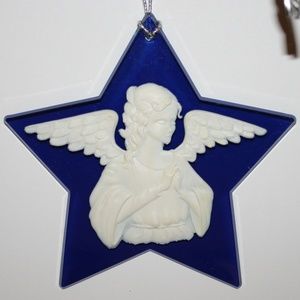 The Halls 1981 Christmas Card Ornament, Plastic